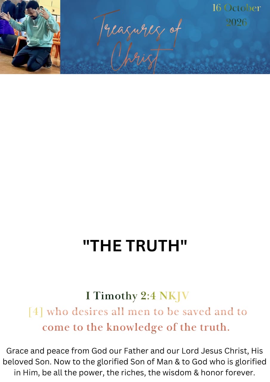 THE TRUTH, first page